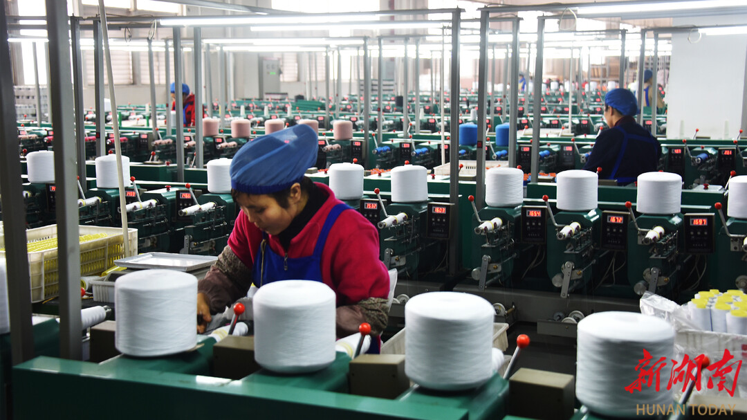 九游娱乐网站：一个“龙头”昂起一群企业奋起——澧县服装辅料产业集群观察(图4)
