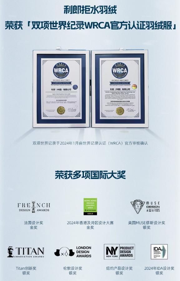 九游娱乐平台：利郎拒水羽绒40湿冷分级系统面向湿冷市场的科技革命(图5)